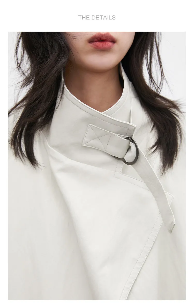 CHIC VEN Korean Women Faux Leather Coat Loose Casual D-button Female Overcoat Mid Length Windbreaker Jacket Spring Autumn 2026