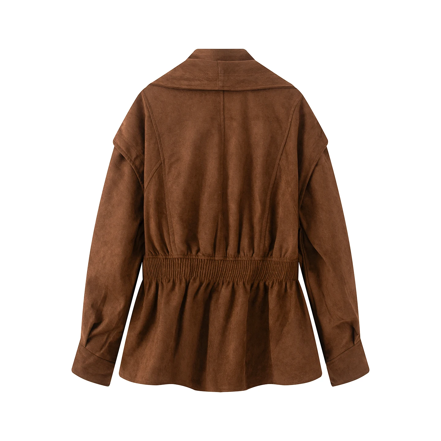 2026 New Women's Retro Vintage Coffee Faux Leather PU Jackets Female Motorcycle Biker BF Loose Oversized Streetwear Coats Tops