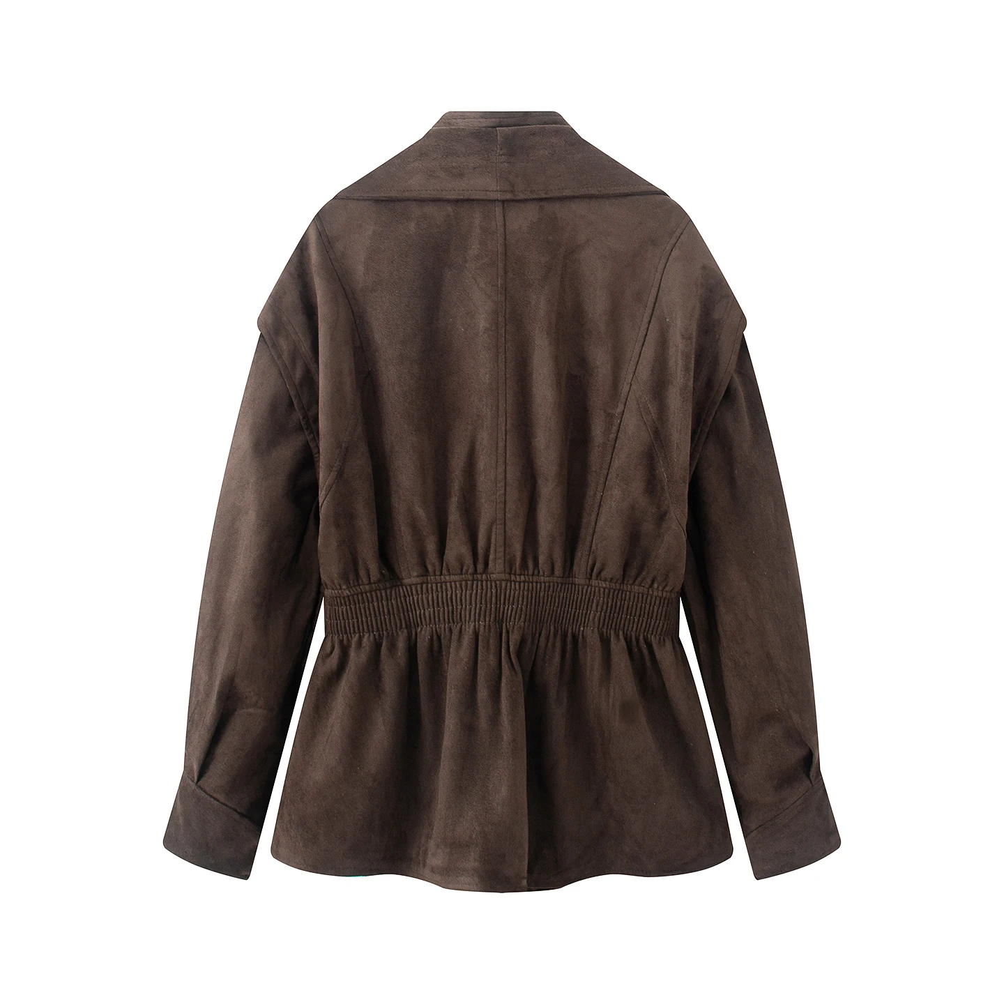 2026 New Women's Retro Vintage Coffee Faux Leather PU Jackets Female Motorcycle Biker BF Loose Oversized Streetwear Coats Tops