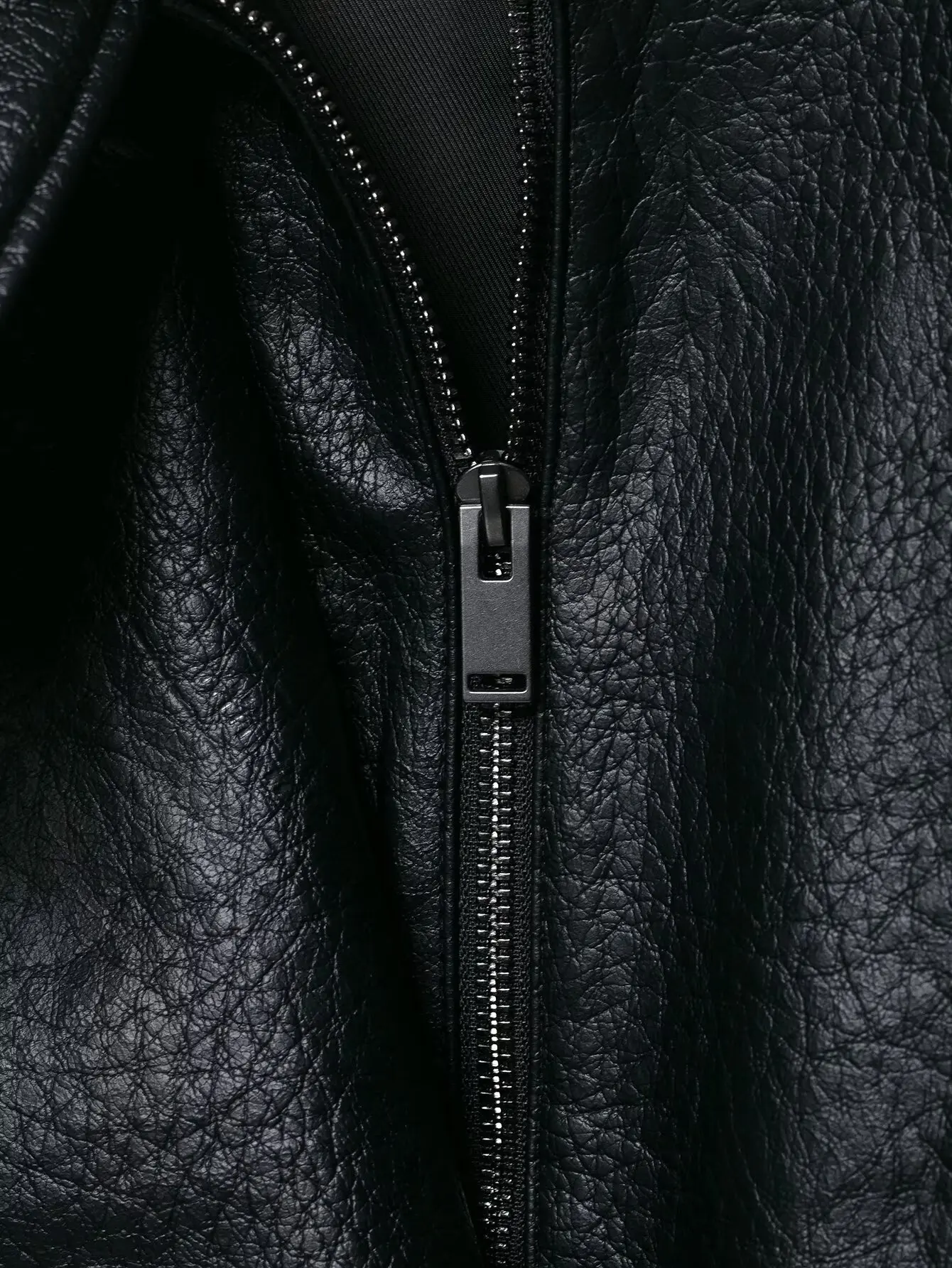 TFMLN 2025 Women Faux Leather Loose Jacket High Street Stand Collar Long Sleeve Coat Fashion Causal Zipper Outwear Autumn Winter