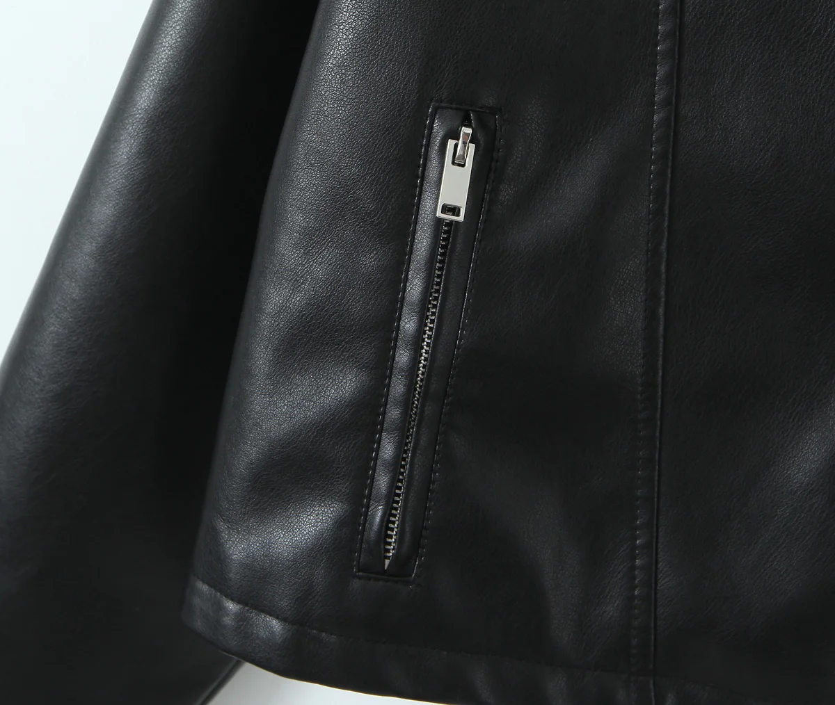 2027 New Fashion Women's Motor Biker Washed Gray Faux Leather Jackets Female Autumn Winter Retro Loose PU Zipper Streetwear Coat