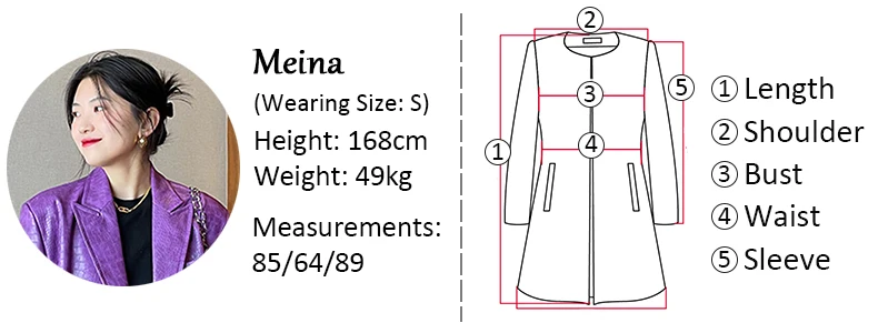 Lautaro Autumn Oversized Shiny Purple Crocodile Pattern Faux Leather Blazer Women Long Sleeve Double Breasted Y2K Jacket Fashion