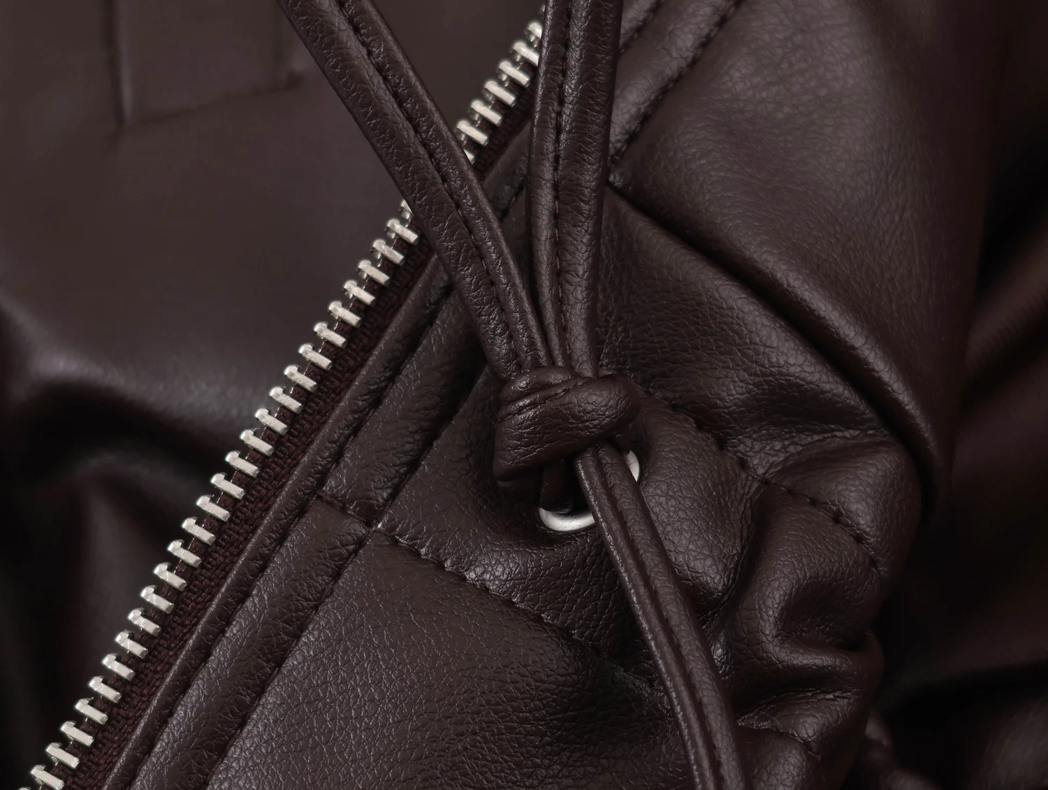 Women Autumn Winter Faux Soft Leather Jackets Coats Lady Brown Black PU Zipper Motorcycle Streetwear Ruffles Tops Brand Casual