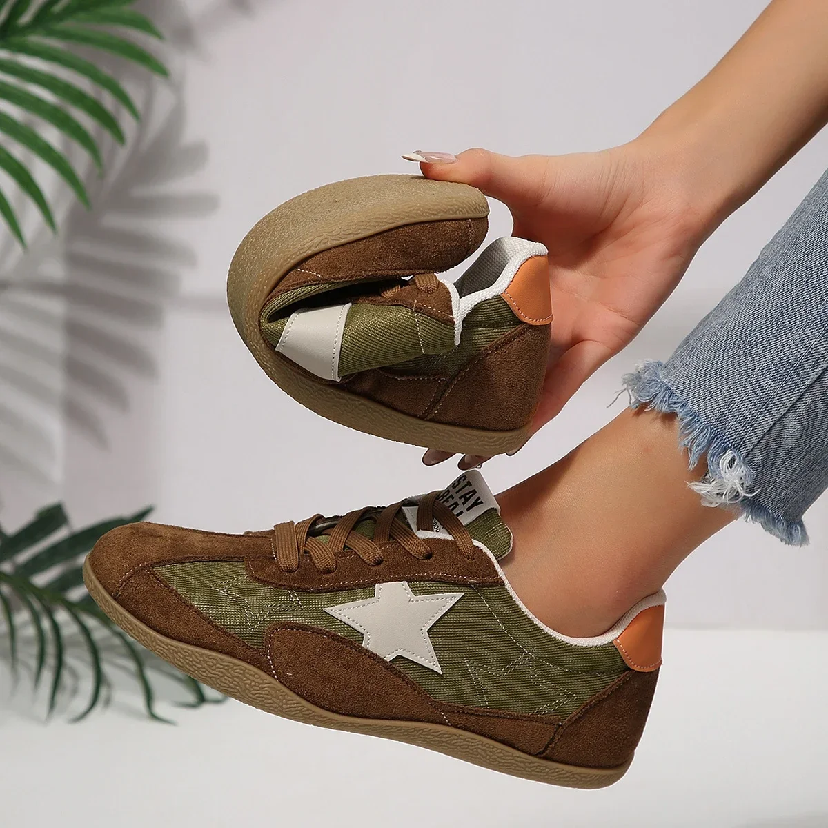 New Women Pattern Canvas Sneakers Women Casual Shoes Women Sneakers Shoes Flat Lace-Up Zapatillas Mujer Chaussure Femme