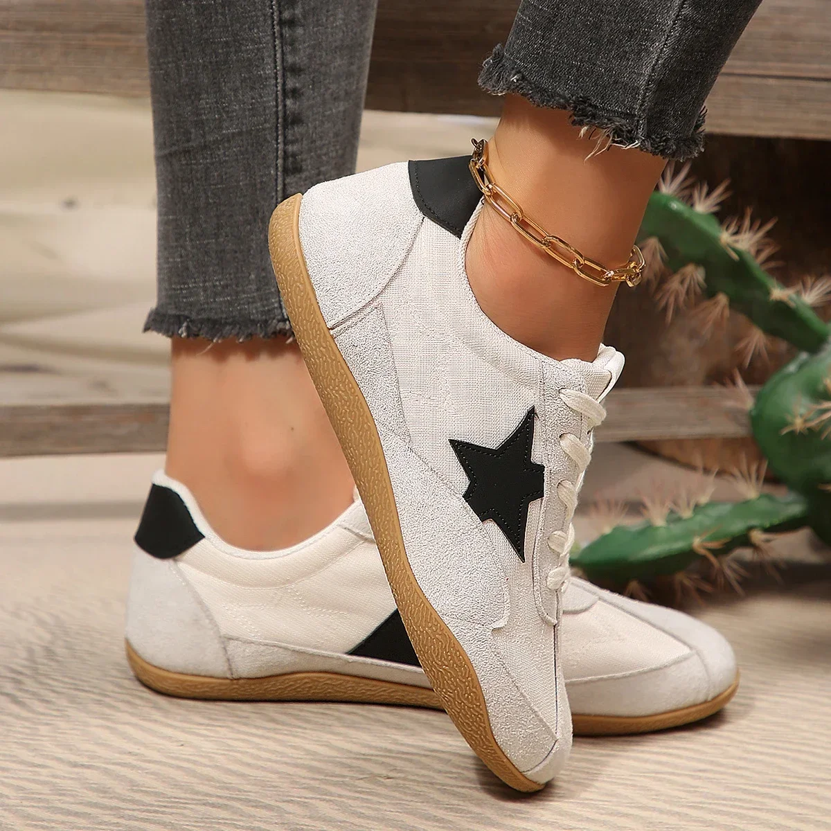 New Women Pattern Canvas Sneakers Women Casual Shoes Women Sneakers Shoes Flat Lace-Up Zapatillas Mujer Chaussure Femme