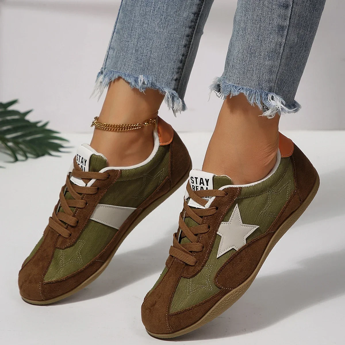 New Women Pattern Canvas Sneakers Women Casual Shoes Women Sneakers Shoes Flat Lace-Up Zapatillas Mujer Chaussure Femme