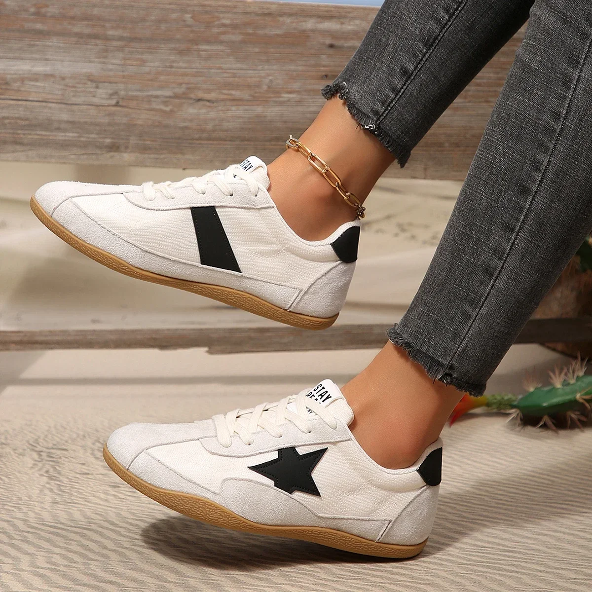 New Women Pattern Canvas Sneakers Women Casual Shoes Women Sneakers Shoes Flat Lace-Up Zapatillas Mujer Chaussure Femme