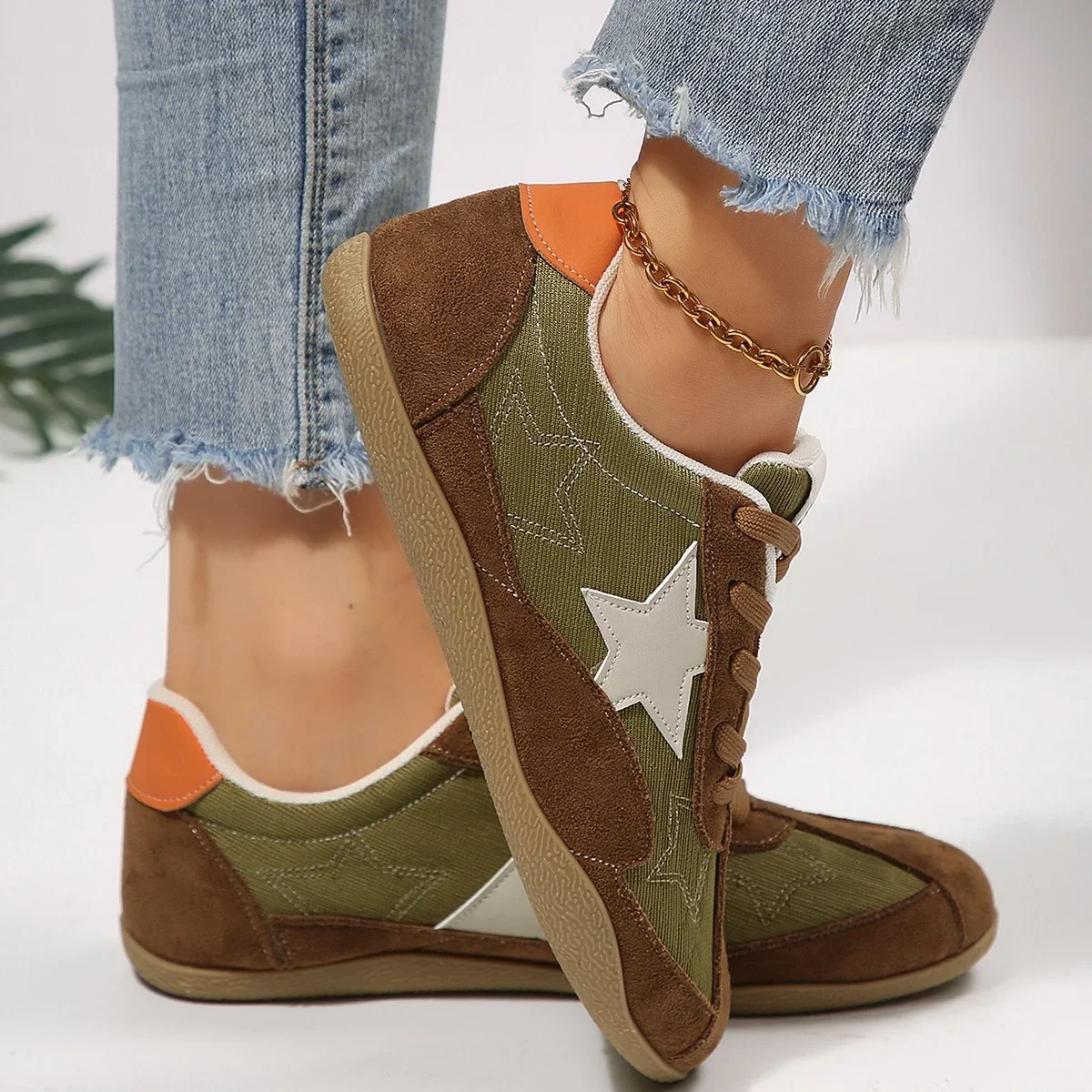 New Women Pattern Canvas Sneakers Women Casual Shoes Women Sneakers Shoes Flat Lace-Up Zapatillas Mujer Chaussure Femme