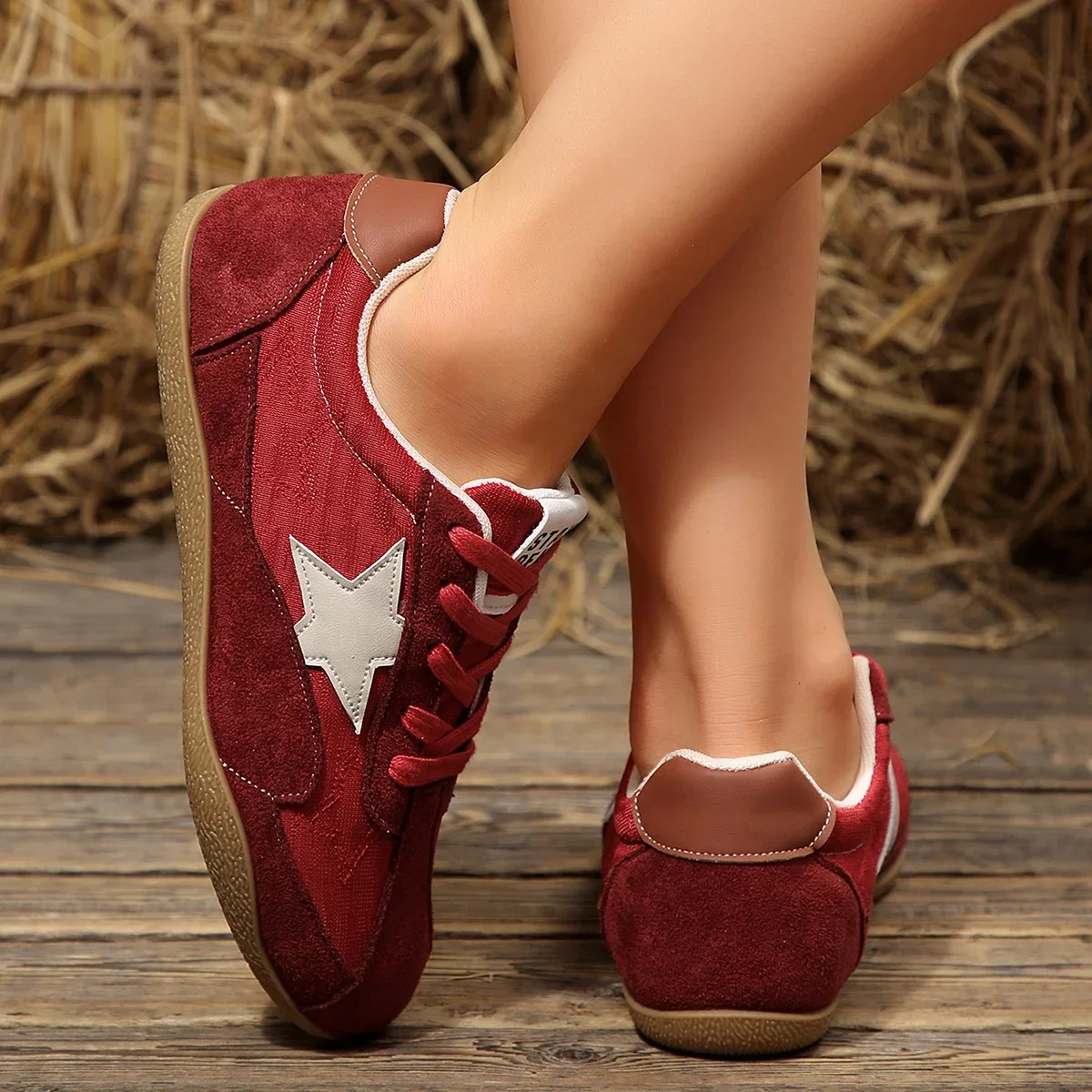 New Women Pattern Canvas Sneakers Women Casual Shoes Women Sneakers Shoes Flat Lace-Up Zapatillas Mujer Chaussure Femme
