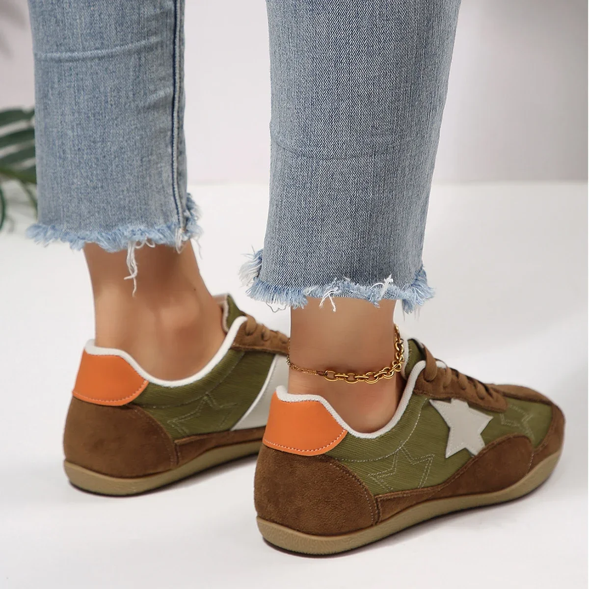 New Women Pattern Canvas Sneakers Women Casual Shoes Women Sneakers Shoes Flat Lace-Up Zapatillas Mujer Chaussure Femme