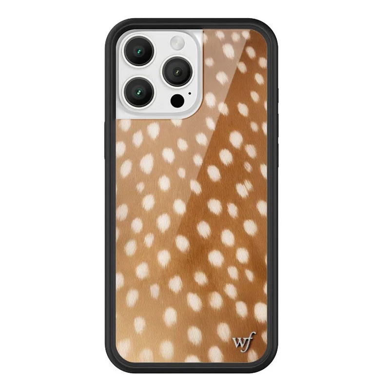 Wildflower Ins Fawn Deer Phone Case for iPhone 18 17 16 15 14 13 12 Pro Max Plus Unique Fashion Fabulous Shockproof Back Cover