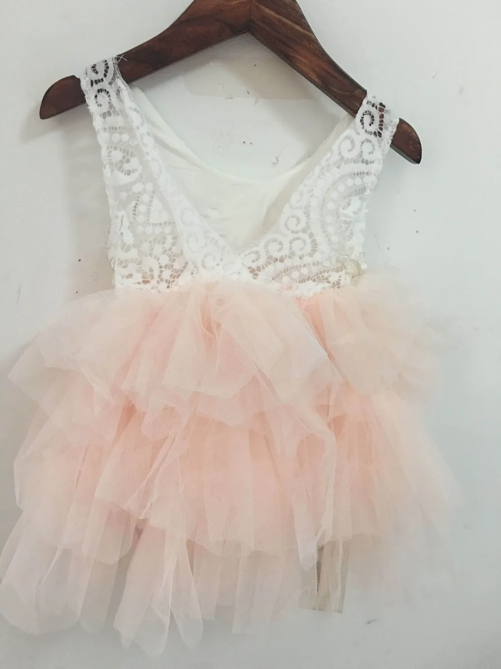 Summer Lace Girls Dress Gauze Kids Princess Dresses for Girl Vest Dress Party Dress Baby Clothes E16900