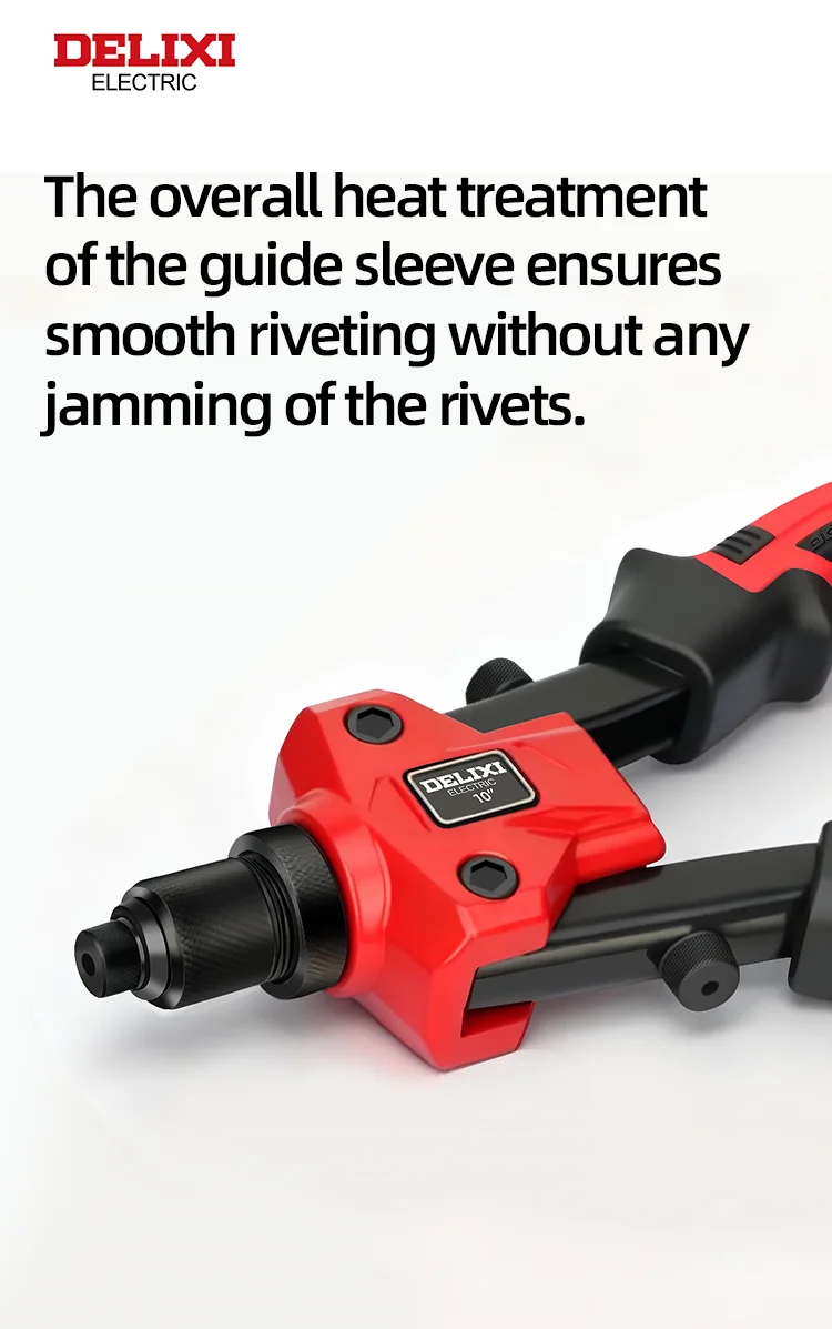 Heavy-Duty Double-Handle Riveter,Labor-Saving Design,Manual Tool for Fastening and Riveting Metal,Wood,Plastic,DELIXI ELECTRIC.