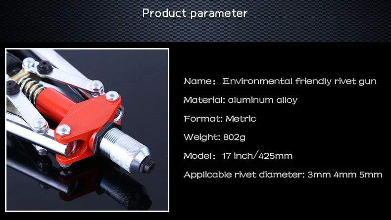 Environmentally Friendly Tools for Home Nut Riveter Rivet Gun Riveters for Rivets DIY Construction Stapler Decoration Hand Tools