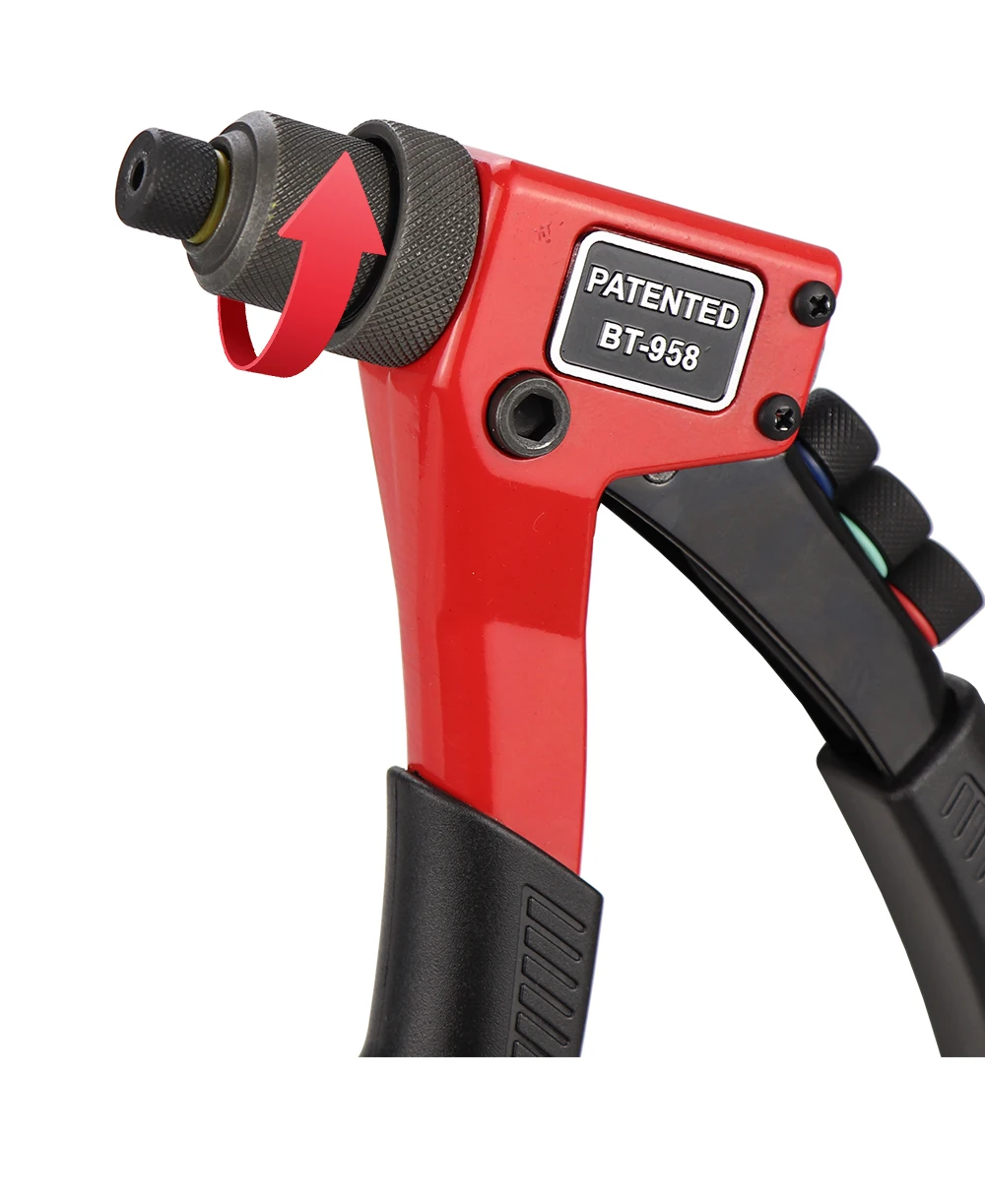 BT-958 Hand Rivet Nails Gun Manual Blind Rivets Riveter Gun Riveting Rivet Tool For 2.4mm 3.0mm 4.0mm 4.8mm