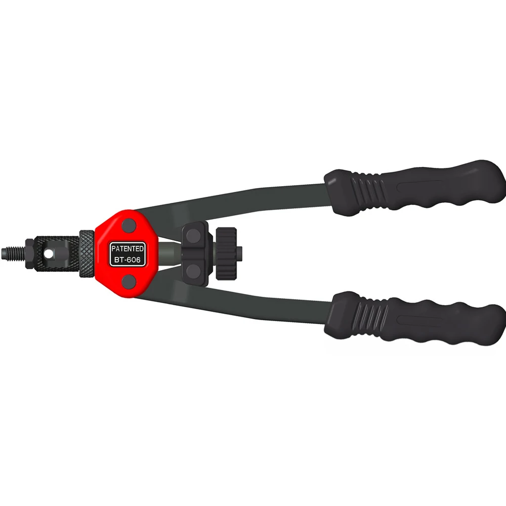 M3-M12 Professional Rivet Nut Tool Hand Rivet Nut Gun Kit Riveter with Metric & Inch Mandrels Rivet Nuts Threaded Riveter Tool
