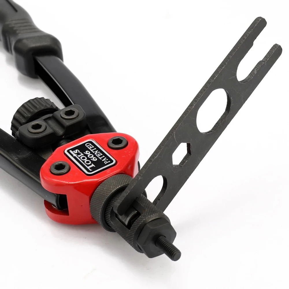 M3-M12 Professional Rivet Nut Tool Hand Rivet Nut Gun Kit Riveter with Metric & Inch Mandrels Rivet Nuts Threaded Riveter Tool