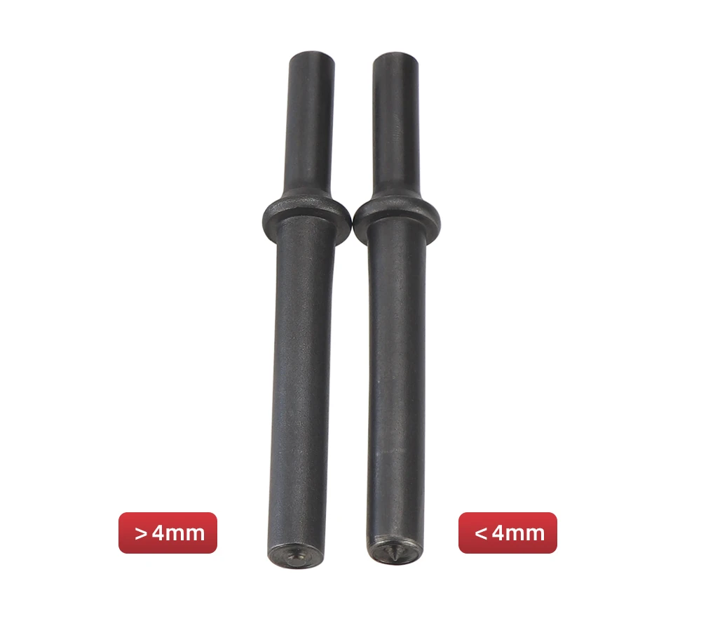 HIFESON Air Hammer Rivet Heads Pneumatic Hammer Chisels Rivet Gun Accessories Riveting Tools For Semi-hollow Rivets Solid Rivets