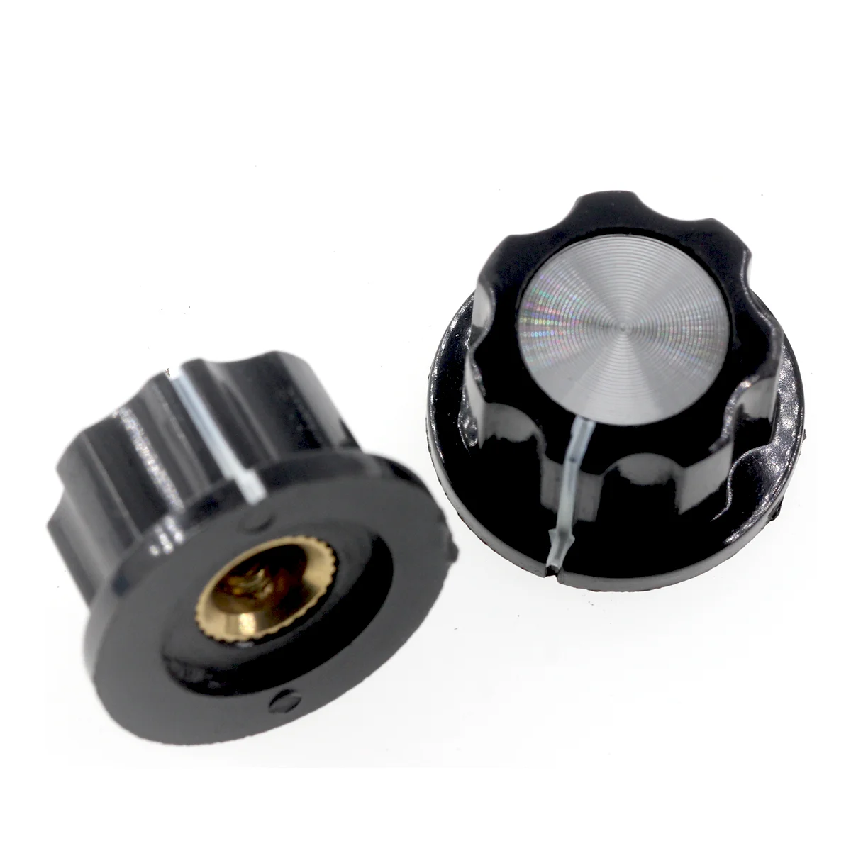 20PCS MFA01 MFA02 MFA03 MFA04 MFA05 knob Switch A-1 A-2 A-3 A-4 A-5 potentiometer knob Bakelite knob cap inner bore:6mm