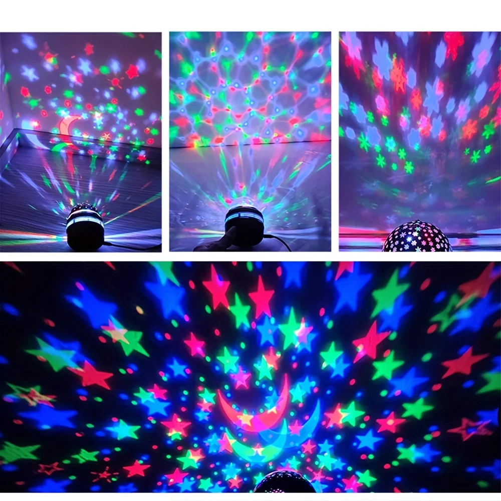 USB LED Aurora Projection Lamp Remote Control Electronic Luminescent Night Light LED Star Projector Wedding Party Decorations
