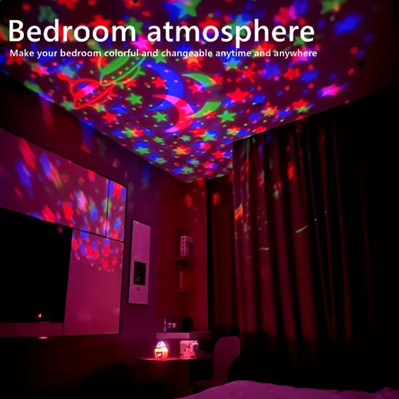 USB LED Aurora Projection Lamp Remote Control Electronic Luminescent Night Light LED Star Projector Wedding Party Decorations