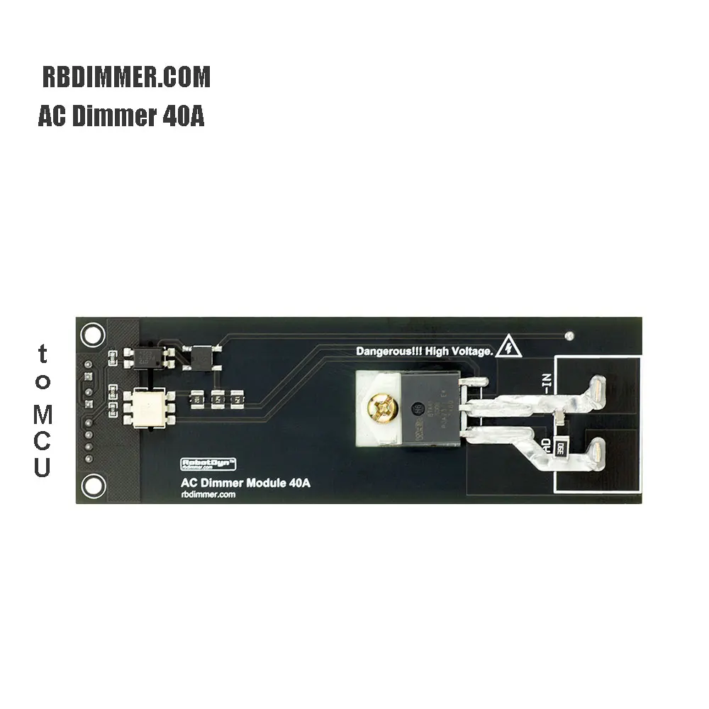 Dimmer AC Module for 16A/24A 600V High Load, 1 Channel, 3.3V/5V Logic with Current Load Control