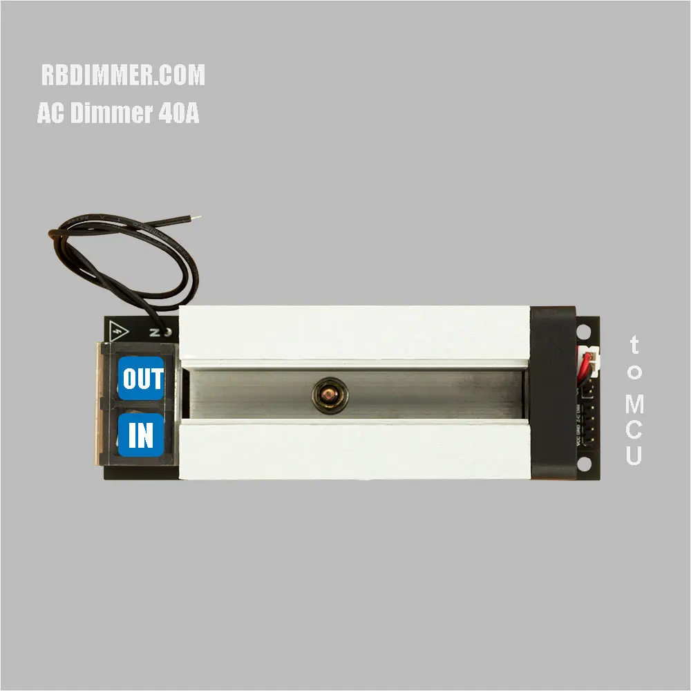 Dimmer AC Module for 16A/24A 600V High Load, 1 Channel, 3.3V/5V Logic with Current Load Control
