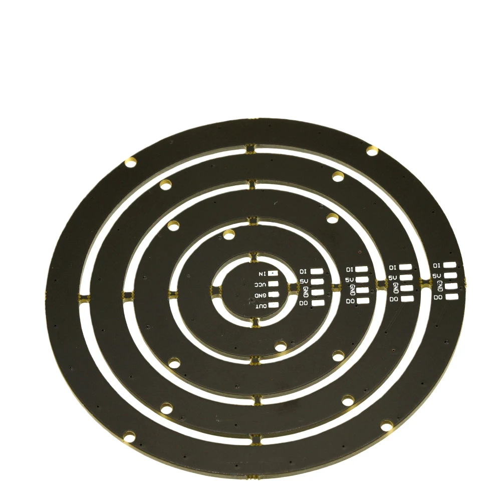 1-10PCS WS2812 61-Bit RGB LED Ring, 5050 Full-Color Programmable Light Circle Module for Arduino DIY Lighting Project
