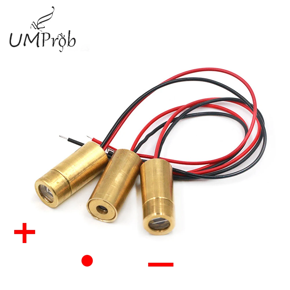 650nm 5mW Red Point / Line / Cross Laser Module Head Glass Lens Focusable Focus Adjustable Laser Diode Head Industrial Class