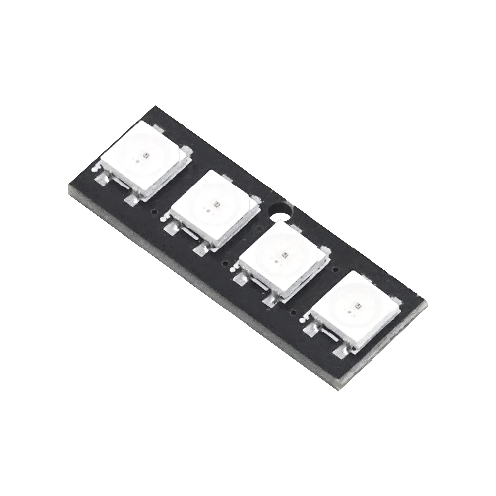 1PCS 4 bit WS2812 light bead module strip light bar full-color driving slide lamp development board module SCM