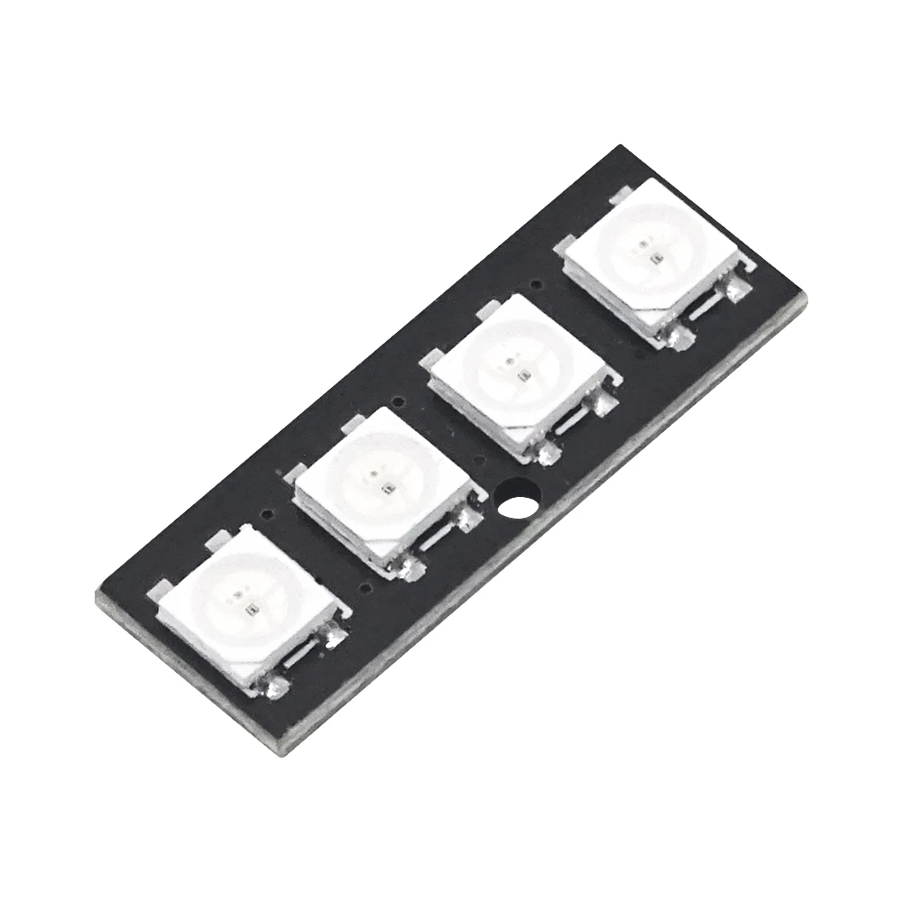1PCS 4 bit WS2812 light bead module strip light bar full-color driving slide lamp development board module SCM