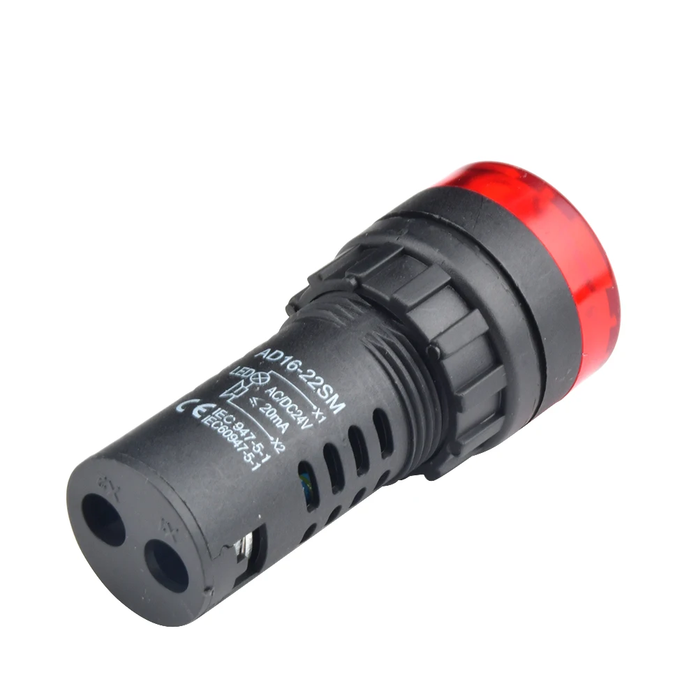 Intermittent Sound and Flash Sound and Light Buzzer ED16-22SM Alarm Device 22MM 12V 24V 220V