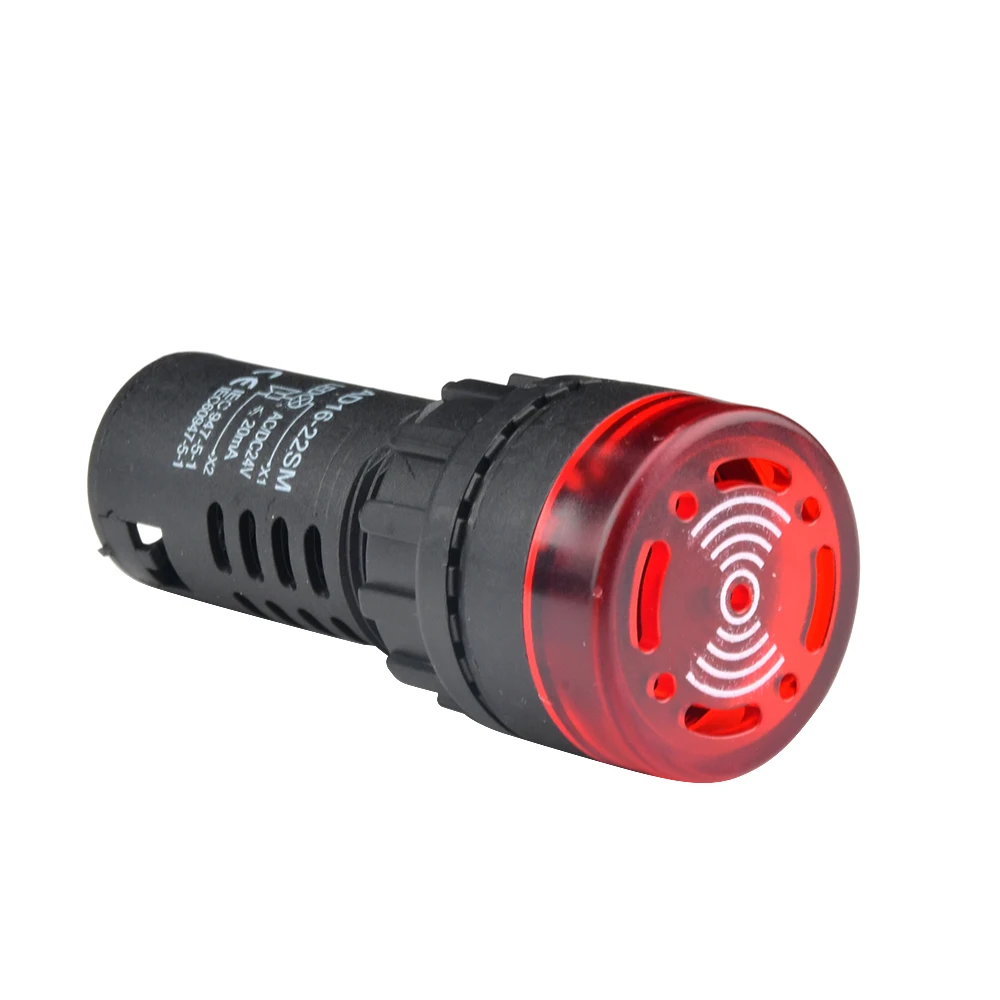 Intermittent Sound and Flash Sound and Light Buzzer ED16-22SM Alarm Device 22MM 12V 24V 220V