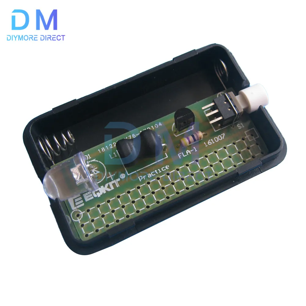 FLA-1 1.5V Simple Flashlight DIY Kit Integrated Circuit Board Soldering Practice Suite Electronic Components Welding Training