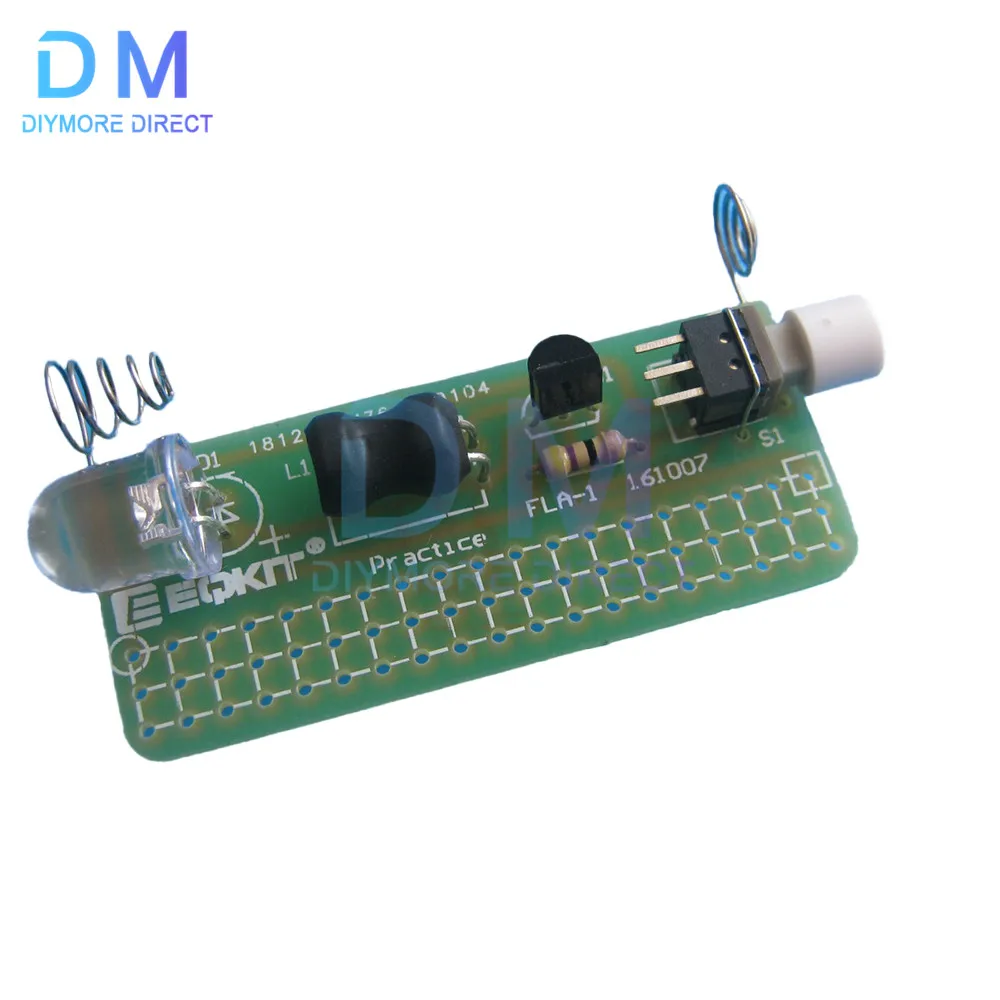 FLA-1 1.5V Simple Flashlight DIY Kit Integrated Circuit Board Soldering Practice Suite Electronic Components Welding Training