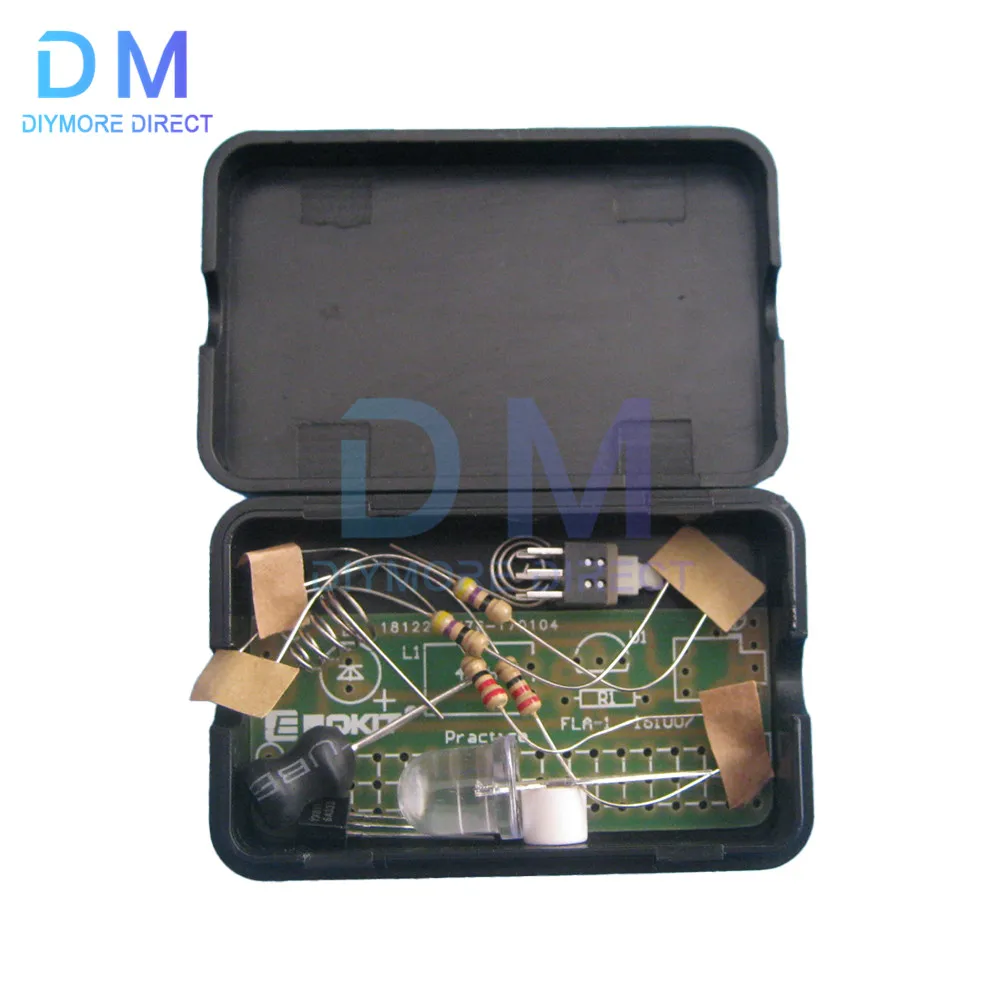 FLA-1 1.5V Simple Flashlight DIY Kit Integrated Circuit Board Soldering Practice Suite Electronic Components Welding Training