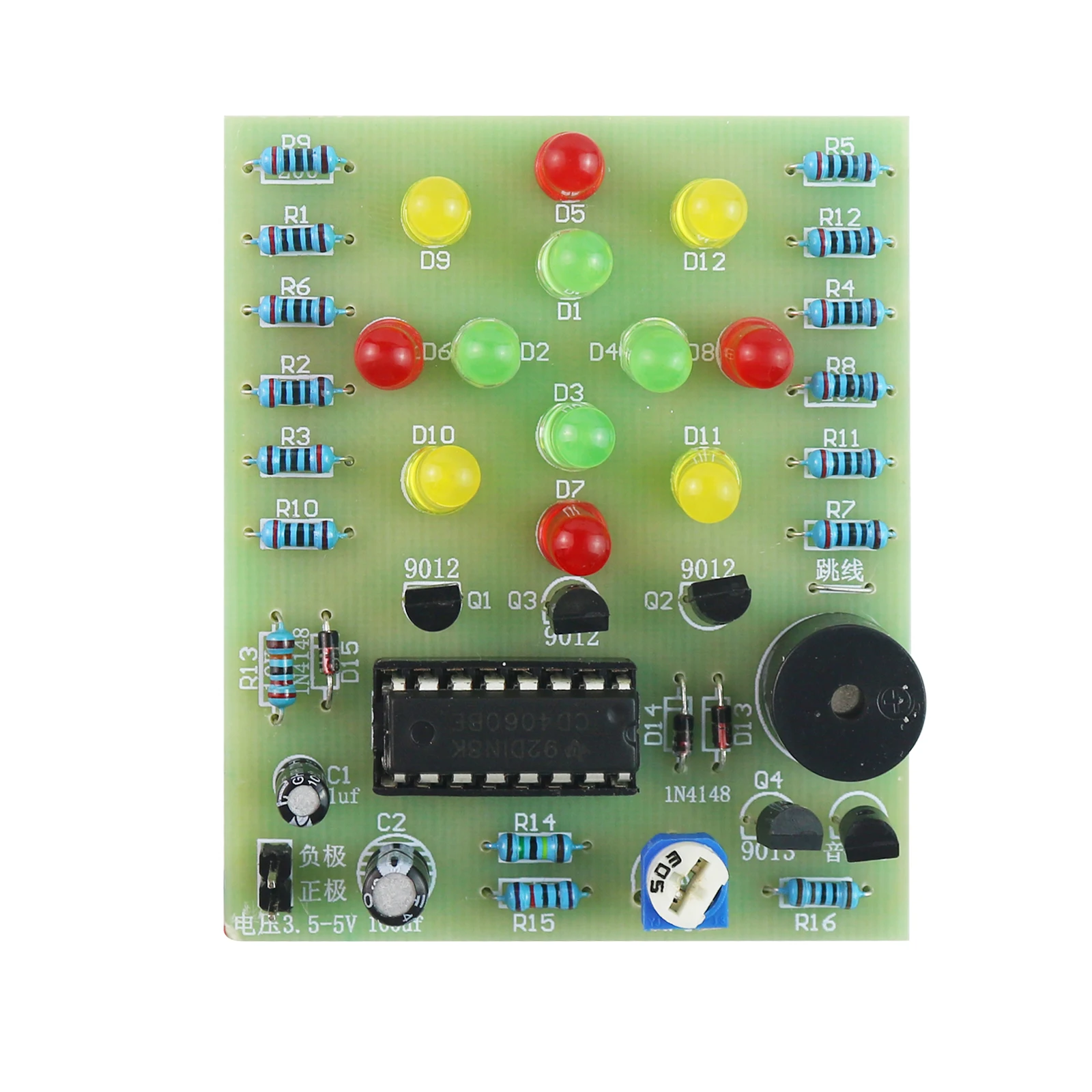 DIY Electronic Kit CD4060 Dream Lantern Music Box WeldingTtraining PCB Circuit Welding Practice Board