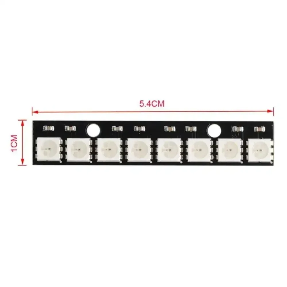 WS2812B 5050 RGB LED Ring 7/8/12/16/24/60 Bits Lamp Light with Integrated Drivers WS2812 for Arduino Raspberry Pi