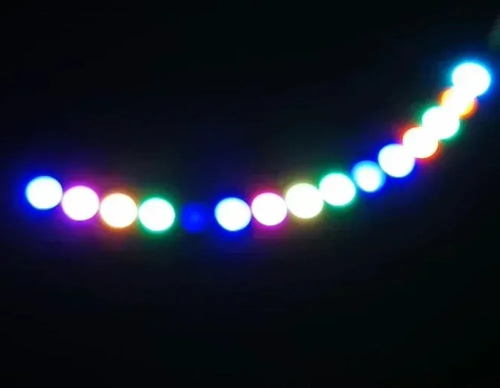 WS2812B 5050 RGB LED Ring 7/8/12/16/24/60 Bits Lamp Light with Integrated Drivers WS2812 for Arduino Raspberry Pi