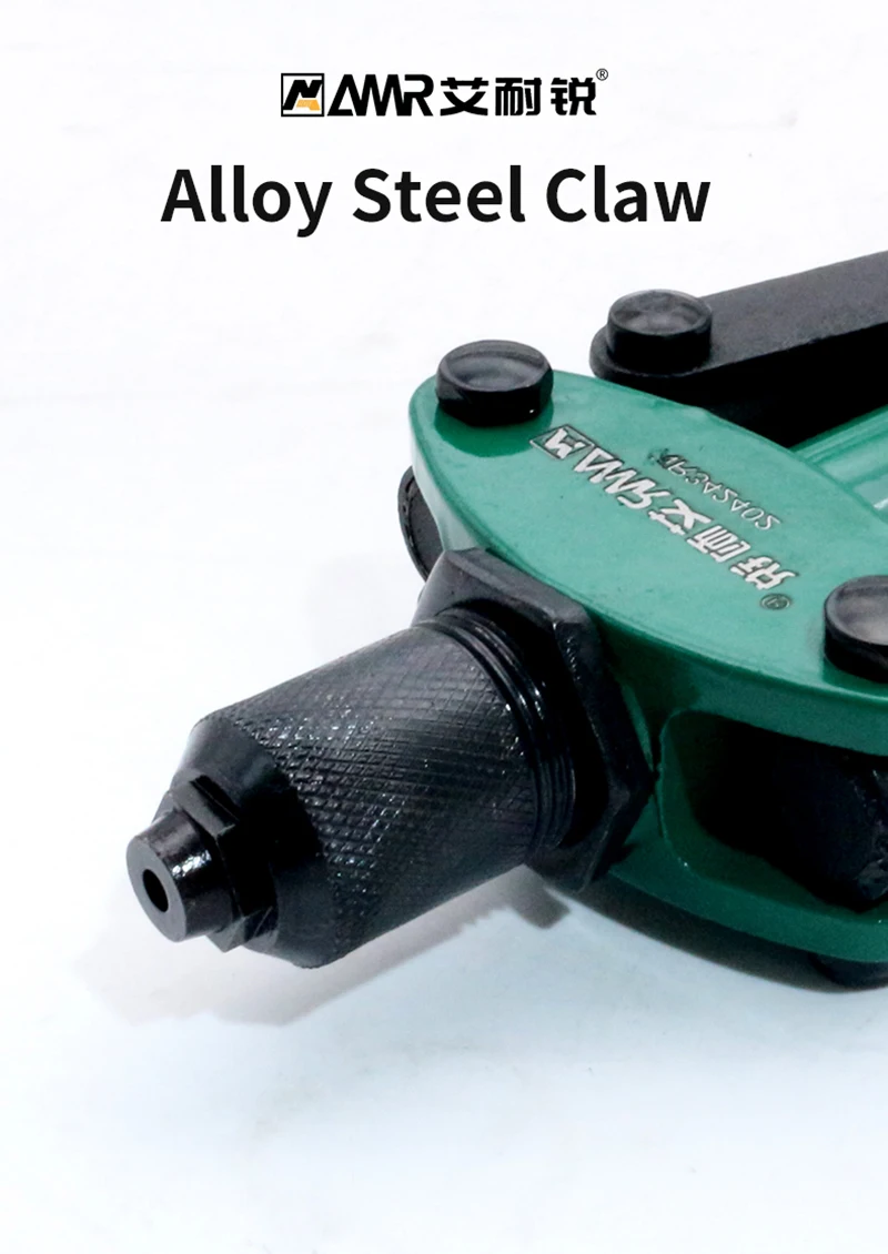 Rivet Nut Hand Threaded Rivet Nuts Gun Heavy Duty Riveter with Allen Wrench