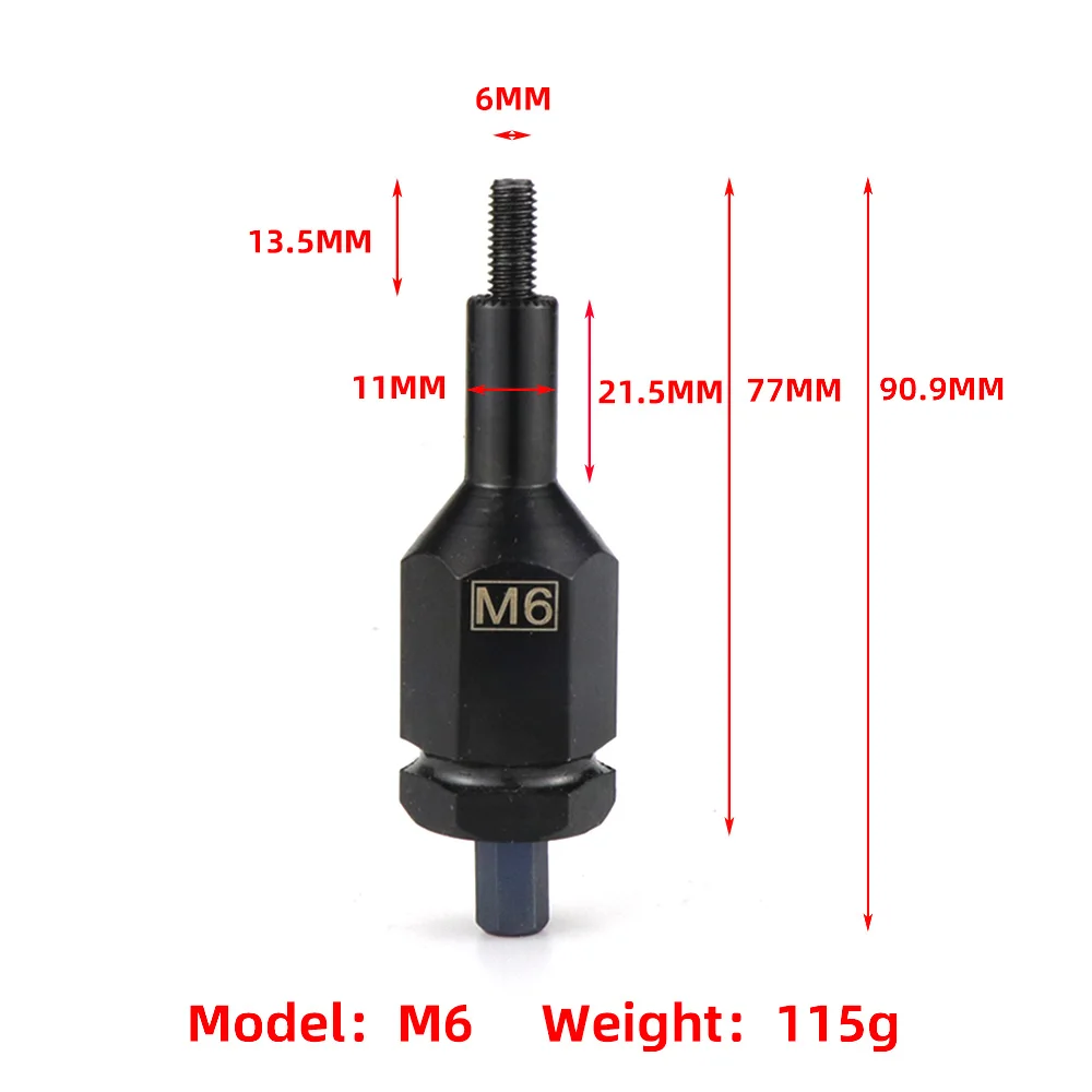 HIFESON Pneumatic Rivet Nut Gun Insert Threaded Pull Setter Riveters Riveting Nuts Rivnut Tool for M3 M4 M5 M6 M8 M10 M12
