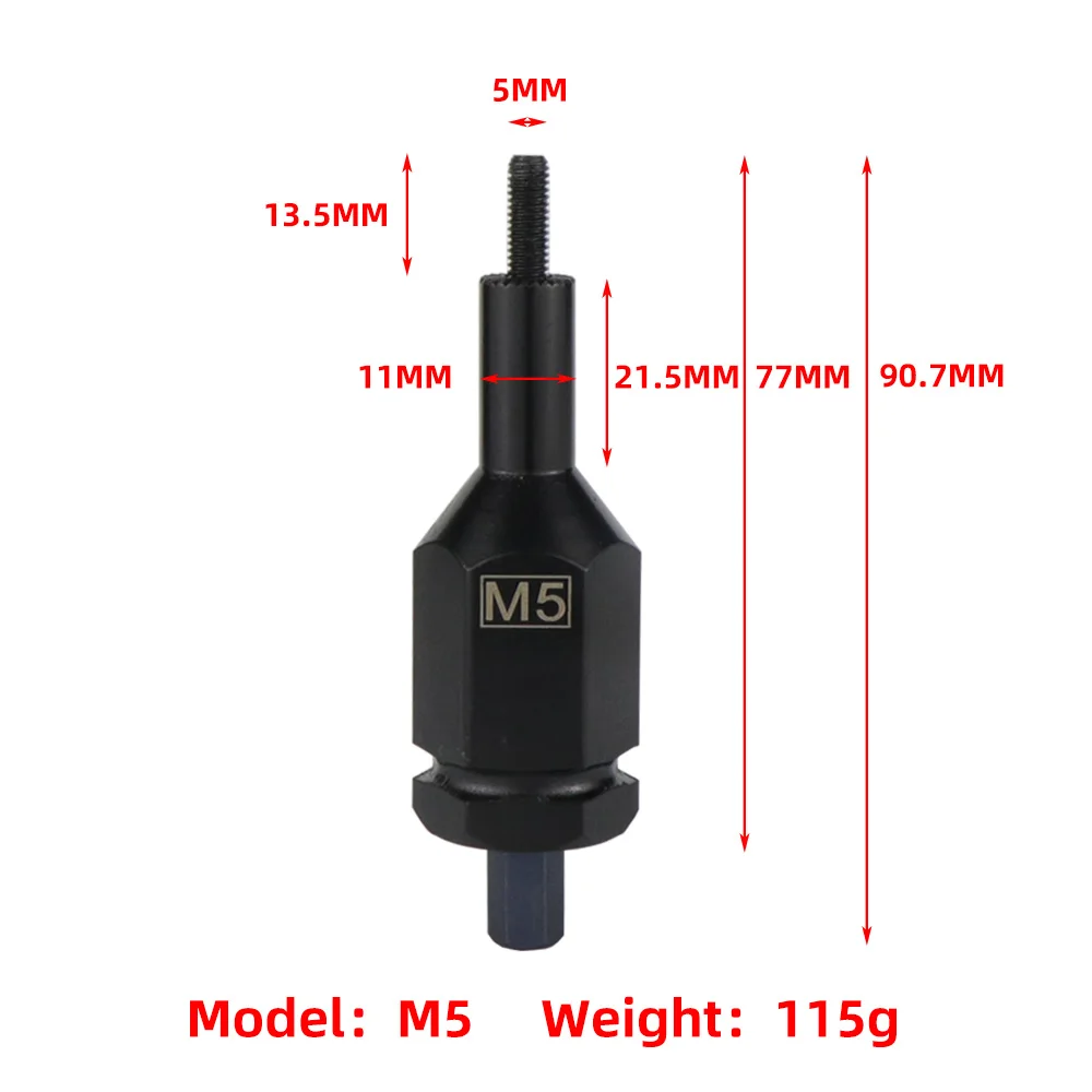 HIFESON Pneumatic Rivet Nut Gun Insert Threaded Pull Setter Riveters Riveting Nuts Rivnut Tool for M3 M4 M5 M6 M8 M10 M12