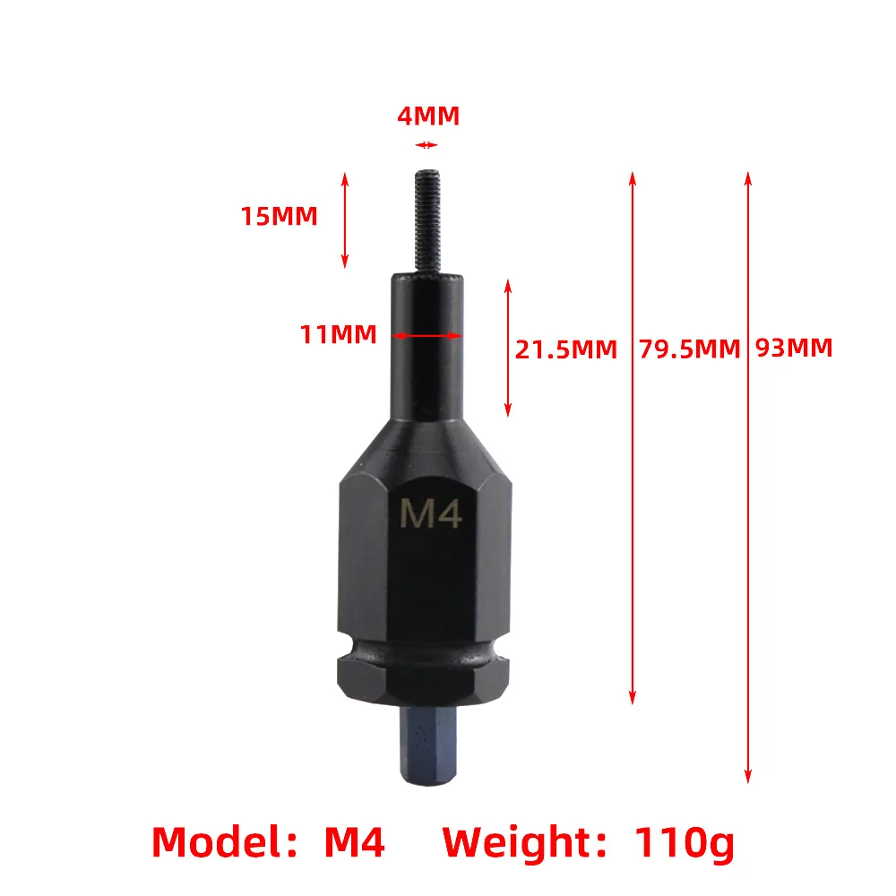 HIFESON Pneumatic Rivet Nut Gun Insert Threaded Pull Setter Riveters Riveting Nuts Rivnut Tool for M3 M4 M5 M6 M8 M10 M12