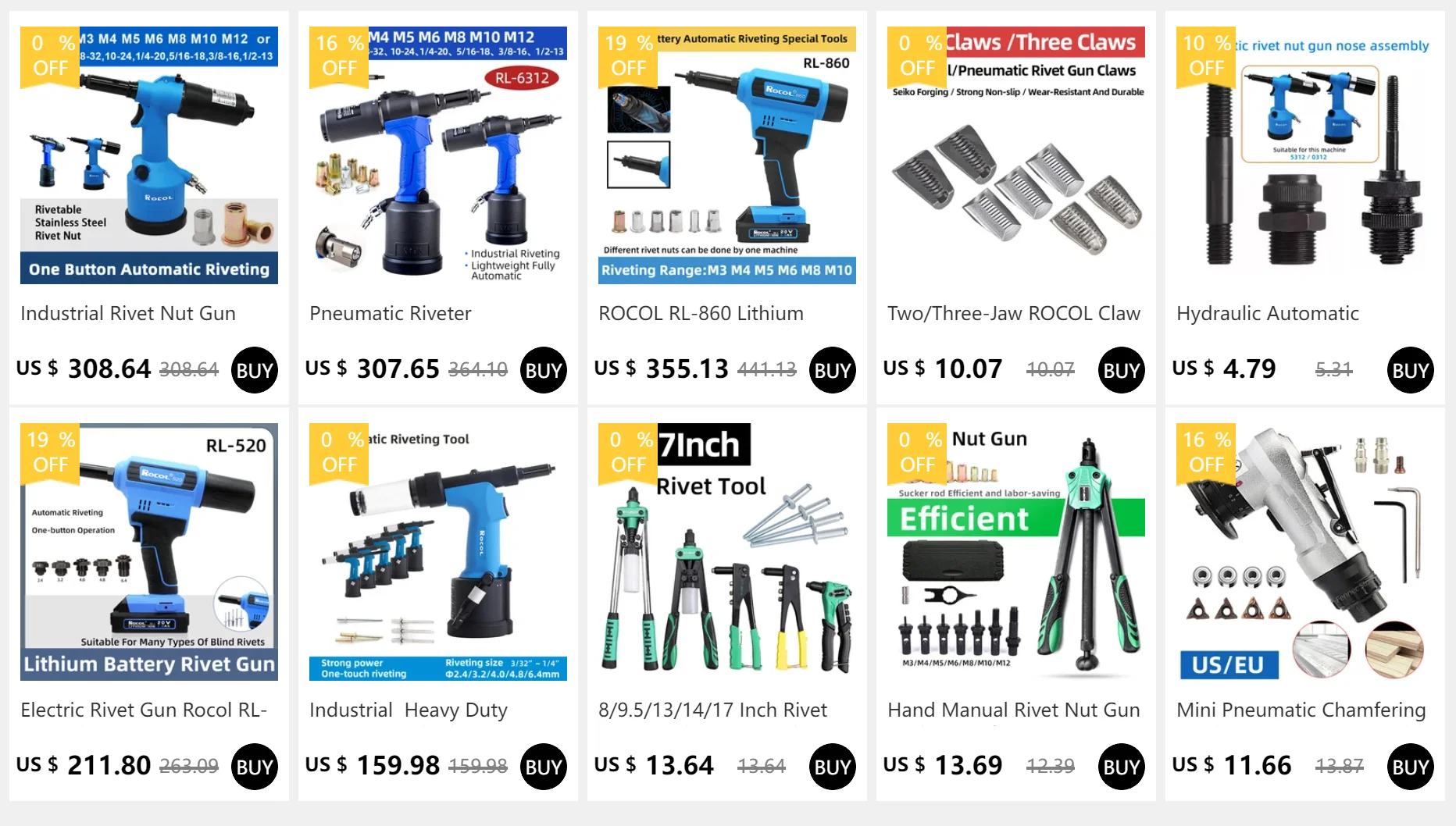 Industrial Heavy Duty Pneumatic Blind Rivet Gun Air Automatic Self Suction 2.4 3.2 4.0 4.8 6.4mm Stainless Steel Riveting Tool