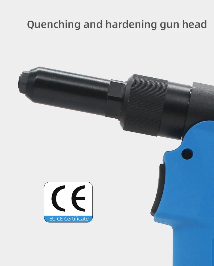 Industrial Heavy Duty Pneumatic Blind Rivet Gun Air Automatic Self Suction 2.4 3.2 4.0 4.8 6.4mm Stainless Steel Riveting Tool