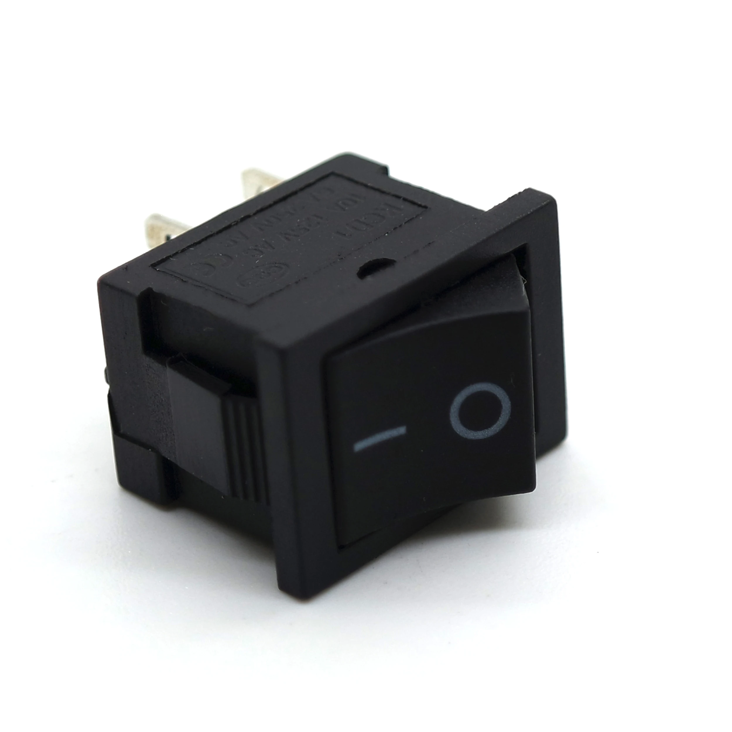 10Pcs KCD1 Series 2/3/4/6 Pin Rocker Switch Power Switches 6A/10A 250V 125V 2/3 Position Black Button Mounting 15mm*21mm With Li