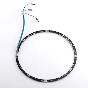 60 Bits RGB LED Ring 60 X WS2812 WS2812B 5050 Ring Lamp Light with Integrated Drivers SK6812 for Arduino RPI