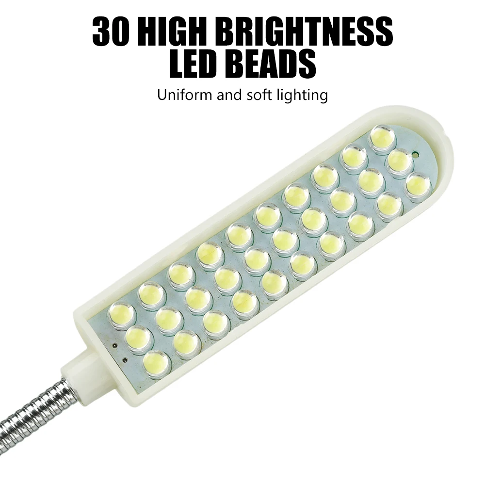 130cm Led Driver Sewing Machine Lighting, Foldable 30 Light Bead Clothing Light, Sewing Machine Work Light