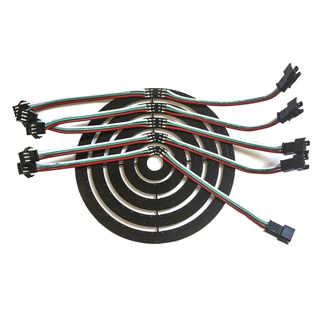 8/16/24/35/45/128bits WS2812B 5050 Pixel LED Circle Ring Addressable RGB LED Module DC 5V for Arduino Raspberry Pi