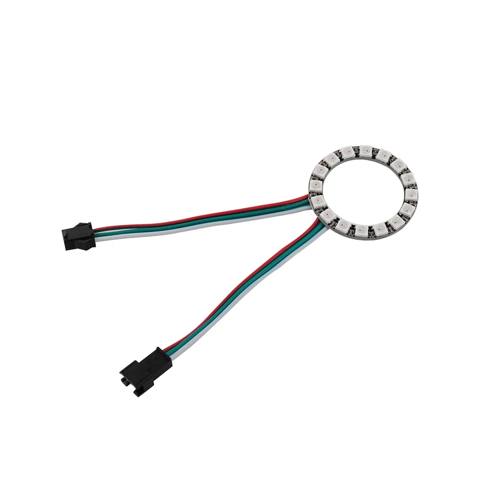 8/16/24/35/45/128bits WS2812B 5050 Pixel LED Circle Ring Addressable RGB LED Module DC 5V for Arduino Raspberry Pi
